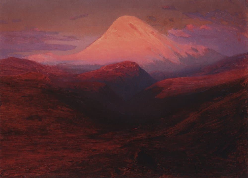 Казбек вечером — Arkhip Kuindzhi