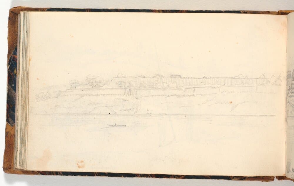 Landskabsskitse — Martinus Rørbye