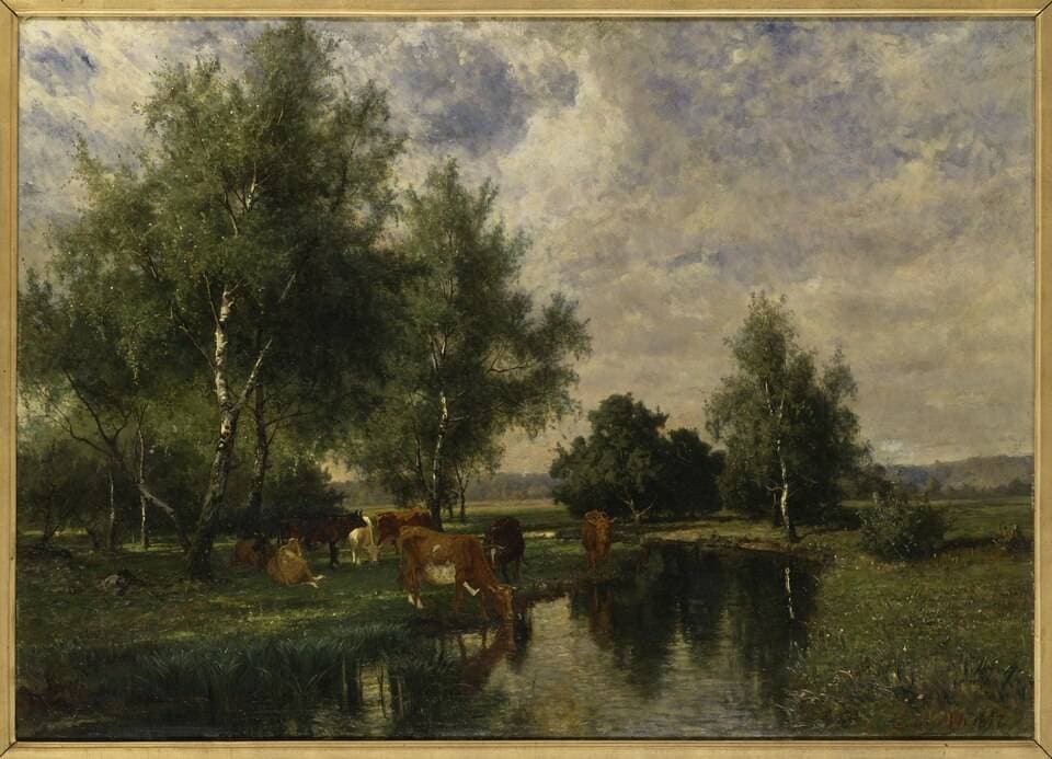 Summer Landscape in Blekinge — Edvard Bergh