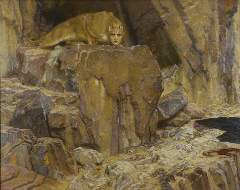The Sphinx — Georg von Rosen