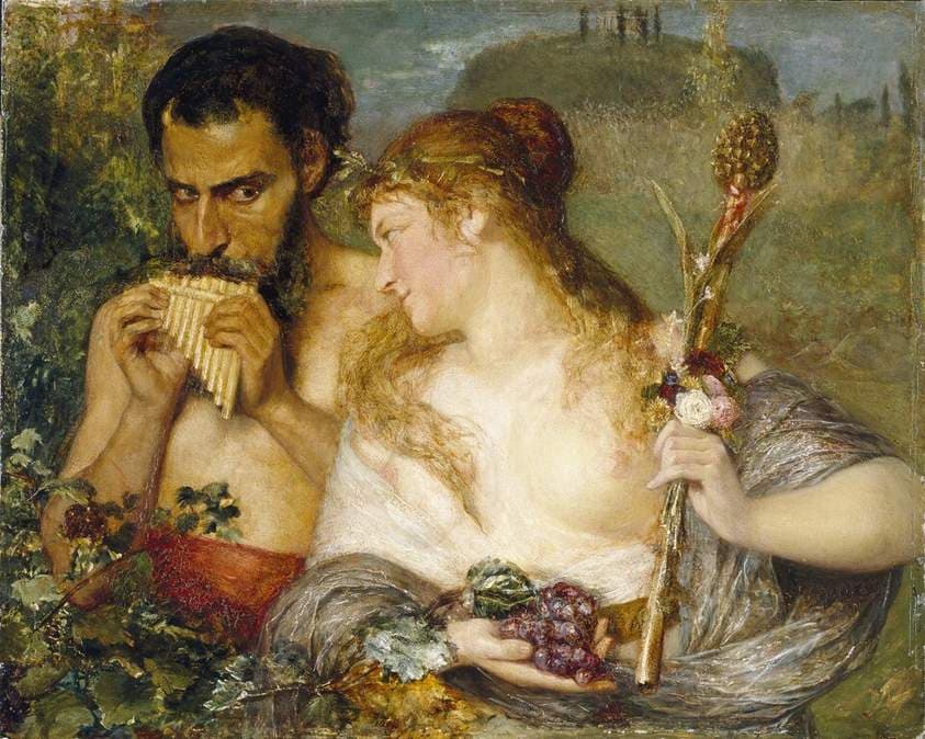 Nymph and Faun — Ernst Josephson