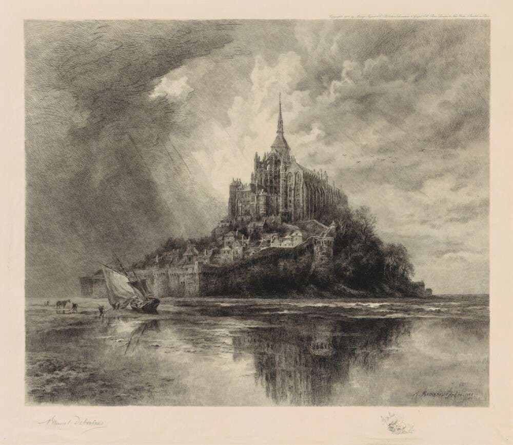 Le Mont St. Michel — Alfred-Louis Brounet Debaines