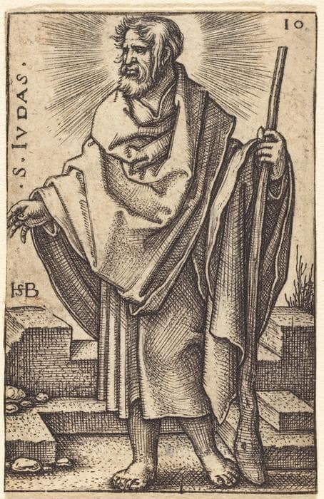Saint Judas Thaddaeus — Sebald Beham