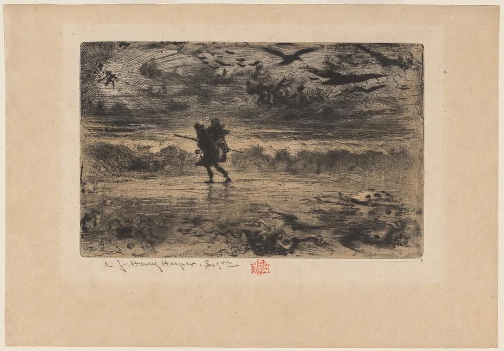 Le Peintre de Marine (The Marine Painter) — Félix-Hilaire Buhot