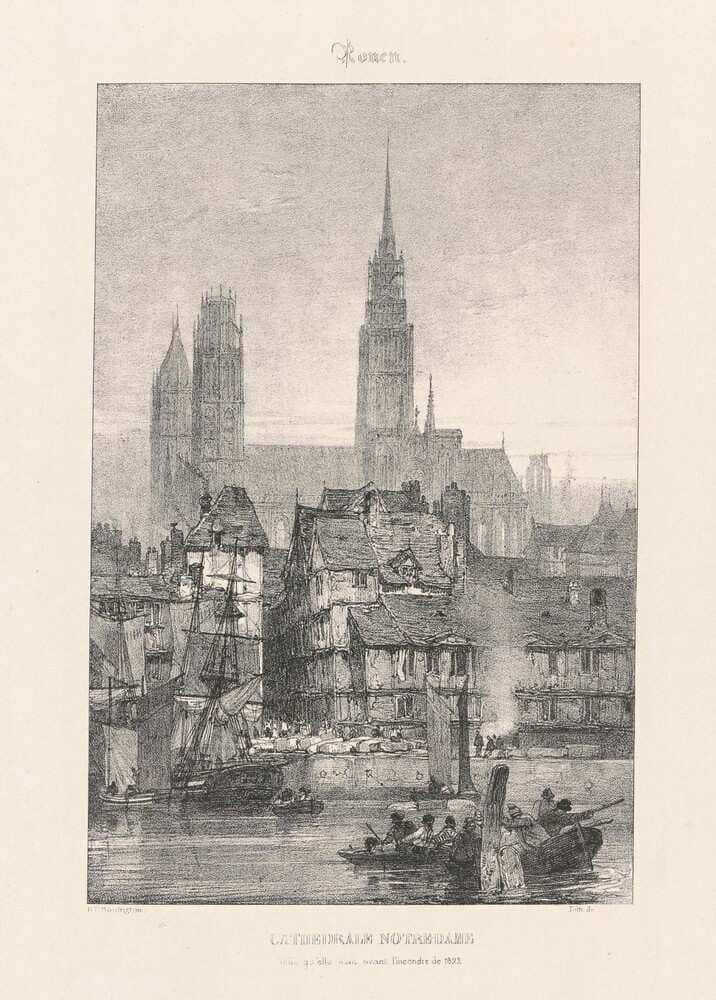 Cathedral Notre-Dame — Richard Parkes Bonington