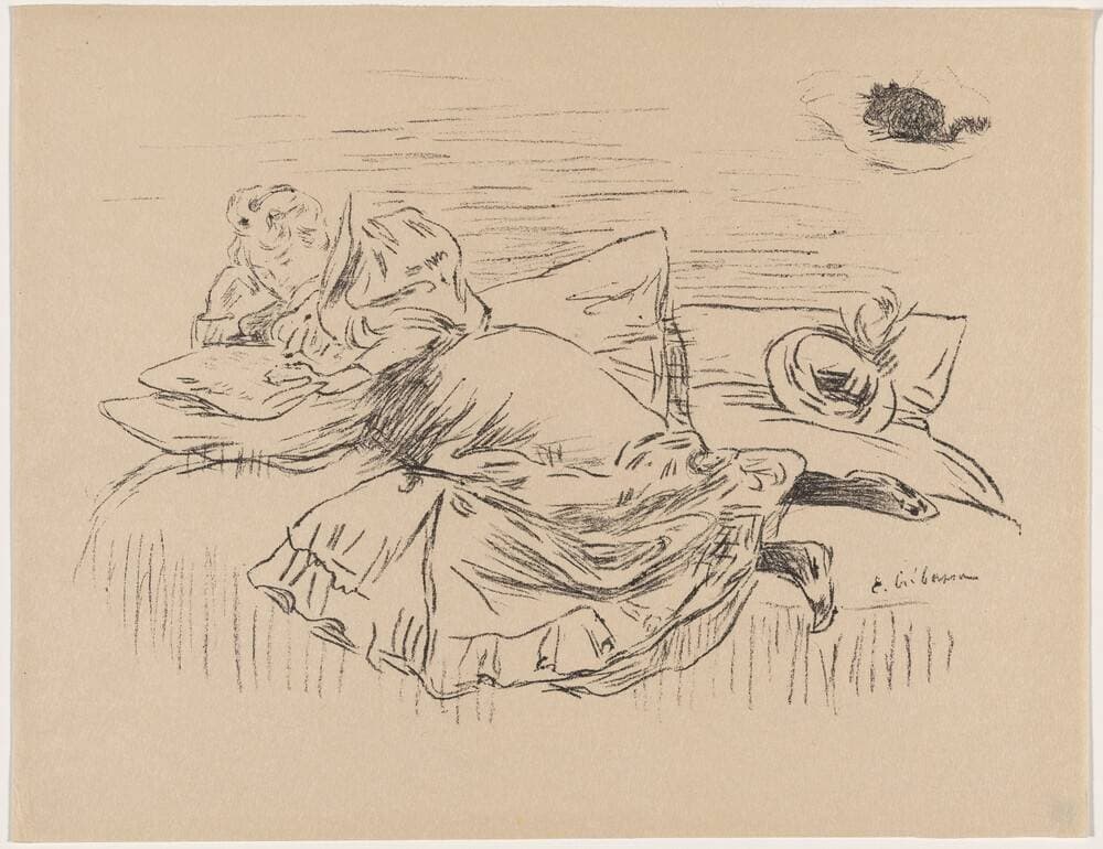 Croquis (Sketch) — Paul Edouard Crébassa
