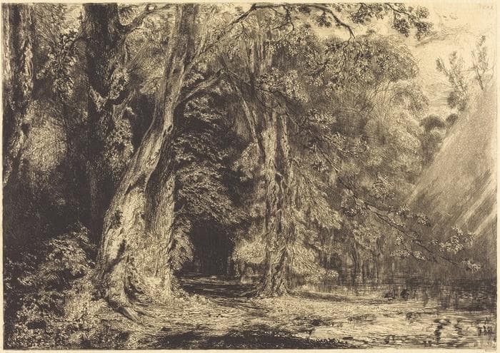 Flooding in the Forest of the Ile Séguin — Paul Huet