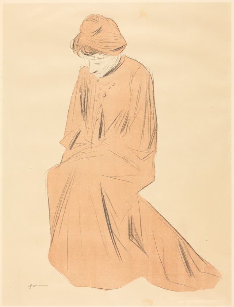 Etude de femme assise (Study of a Seated Woman) — Jean-Louis Forain