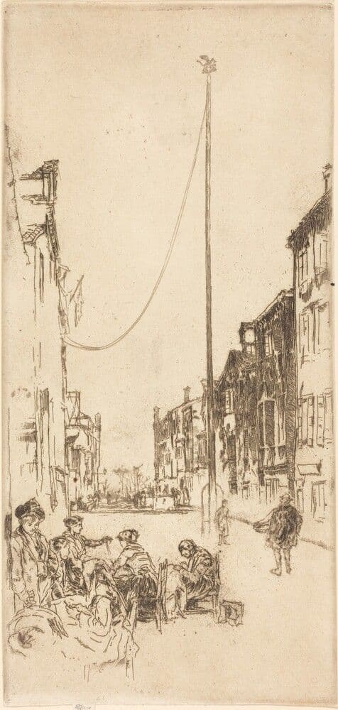 The Venetian Mast — James Abbott McNeill Whistler