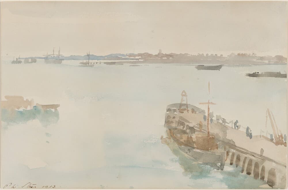 The Pier, Harwich — Philip Wilson Steer