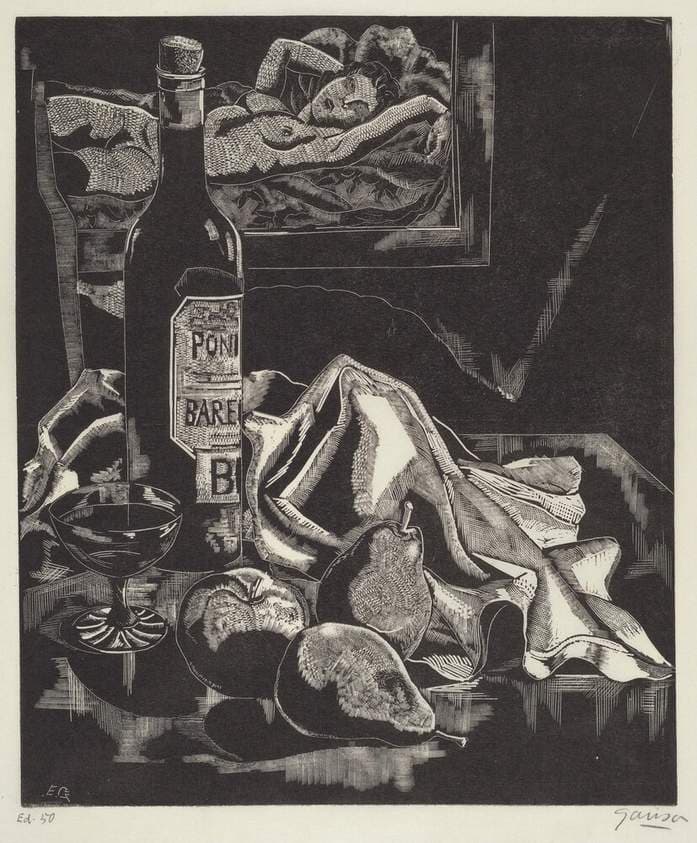 Still Life With Figure — Emil Ganso