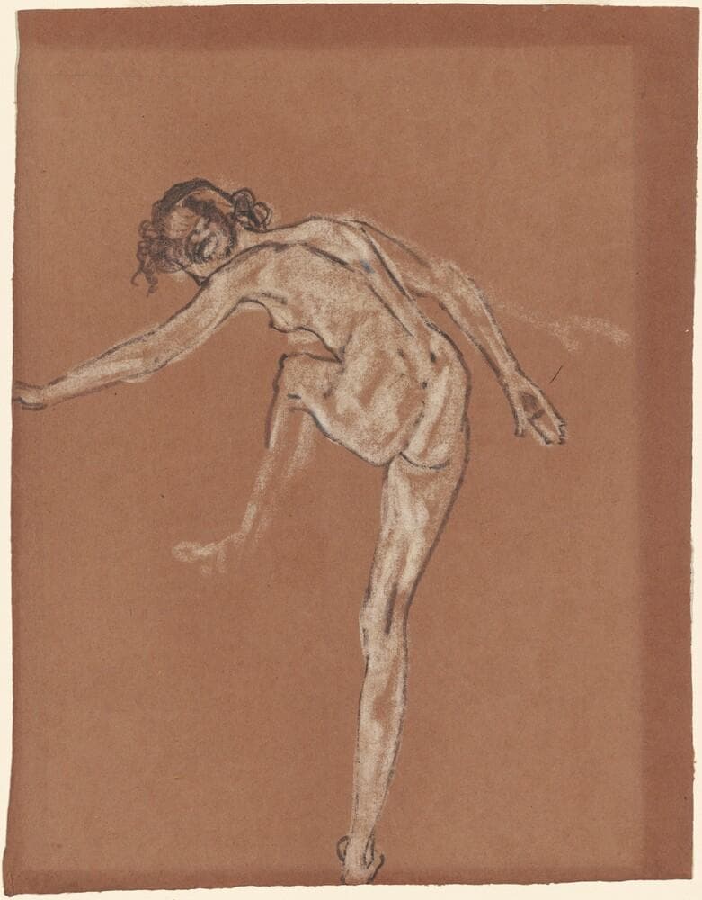 Female Nude from Behind — Arthur B. Davies