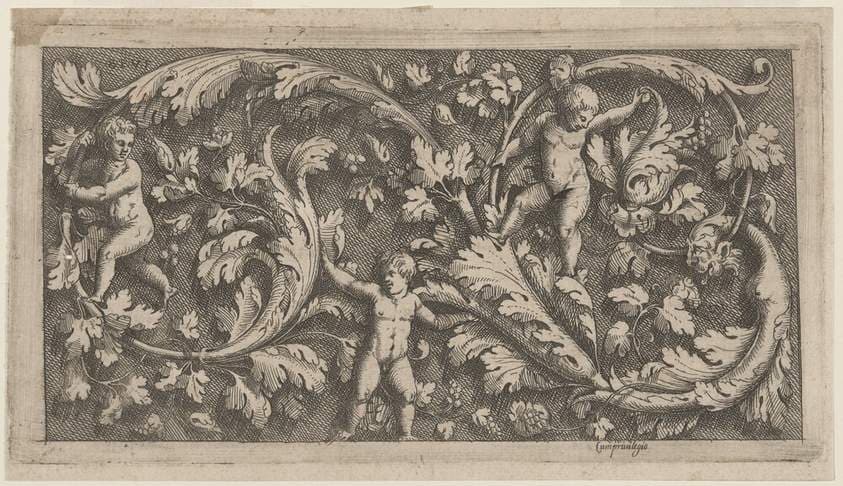Panel of Ornament — Giovanni Battista Pittoni