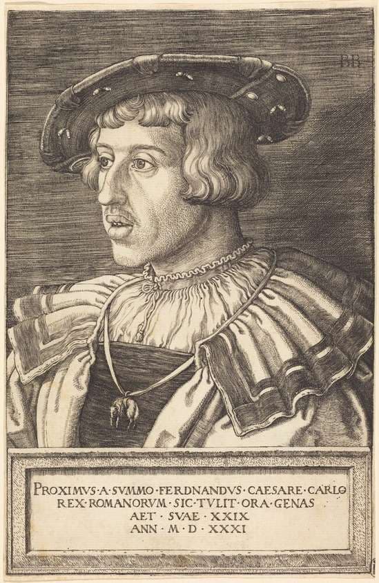 King Ferdinand I — Barthel Beham