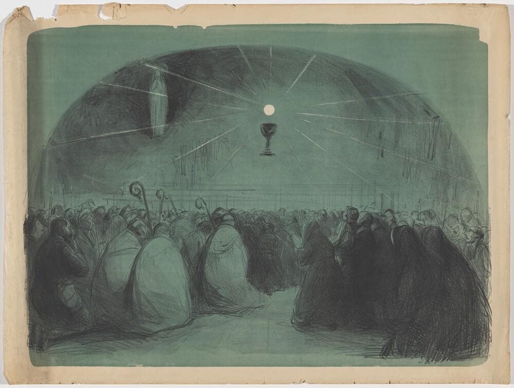 Lourdes, 1914, 25th International Eucharistic Congress — Jean-Louis Forain