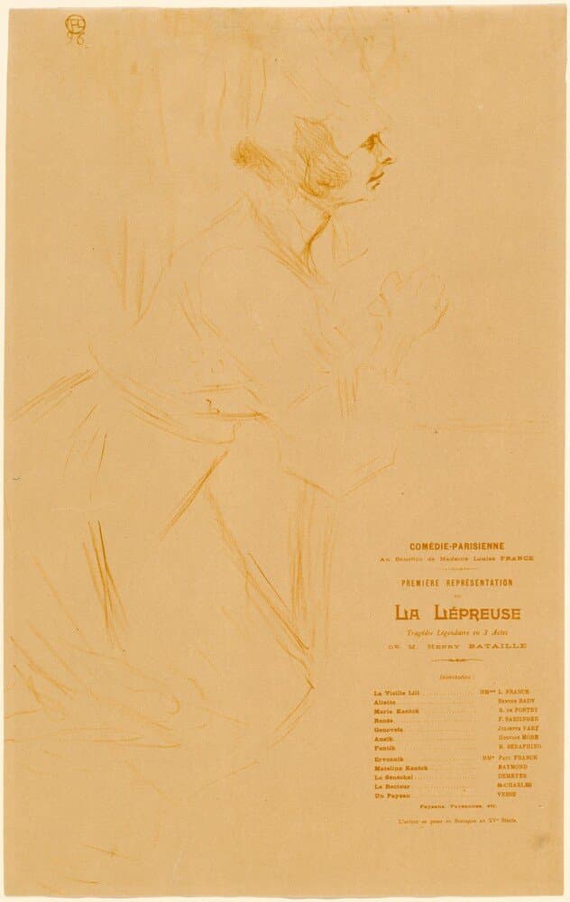 La Lépreuse — Henri de Toulouse-Lautrec