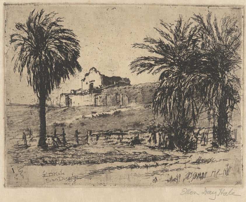 Mission San Diego — Ellen Day Hale