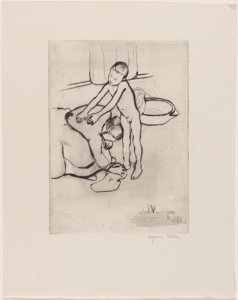Catherine and Young Boy Nude — Suzanne Valadon