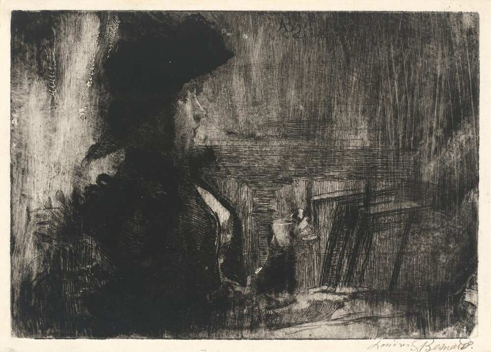 The Cup of Tea (La tasse de thé) — Albert Besnard