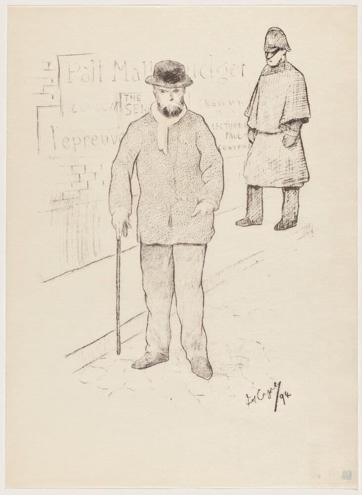 Paul Verlaine à Londres — Frédéric-Auguste Cazals