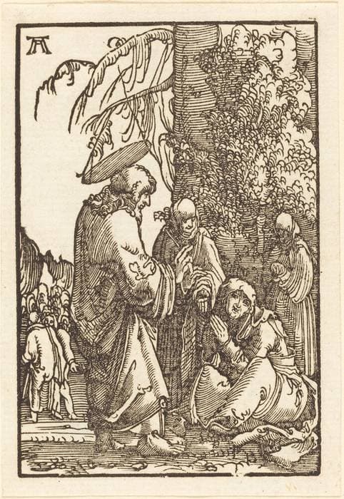 Christ Taking Leave of his Mother — Albrecht Altdorfer