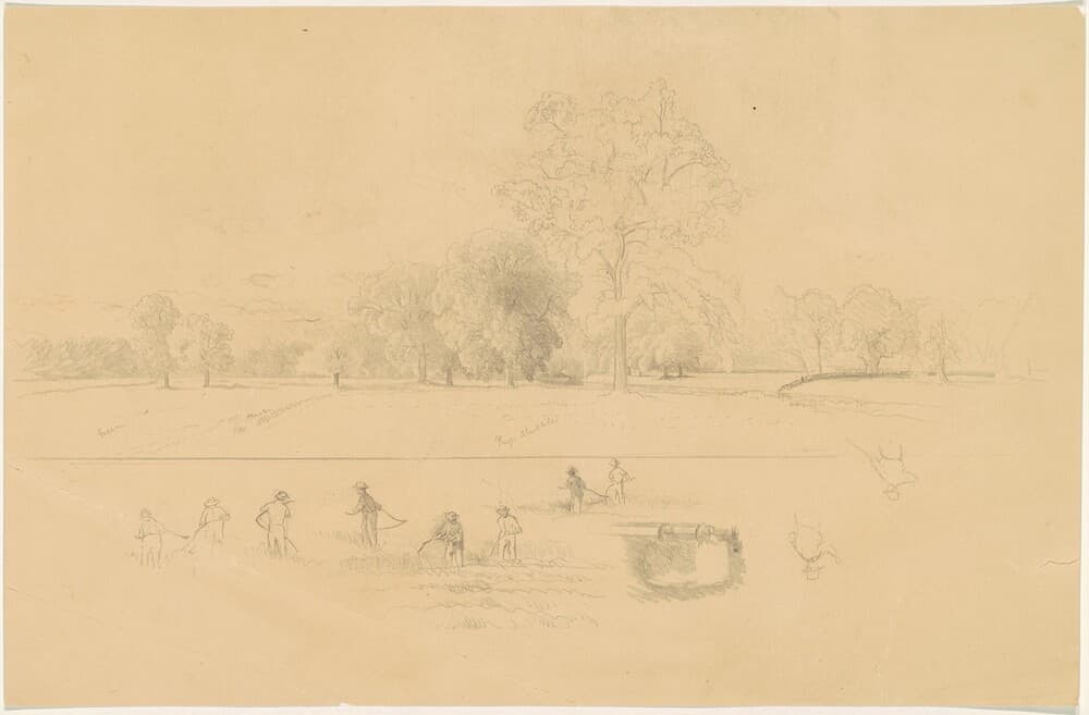 Harvesting, New England — Aaron Draper Shattuck