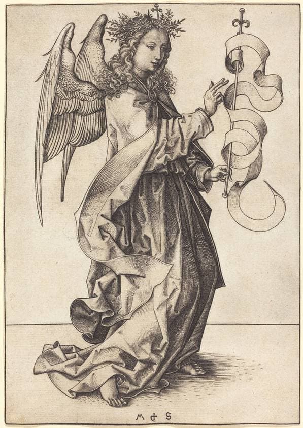 The Archangel Gabriel — Martin Schongauer