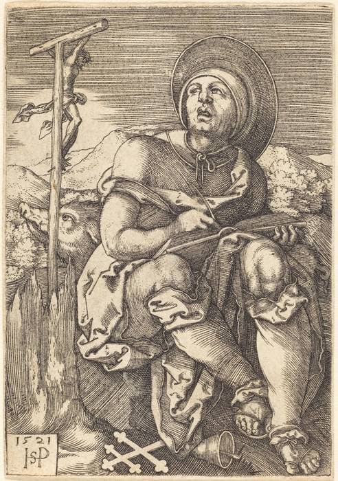 Saint Anthony the Hermit — Sebald Beham