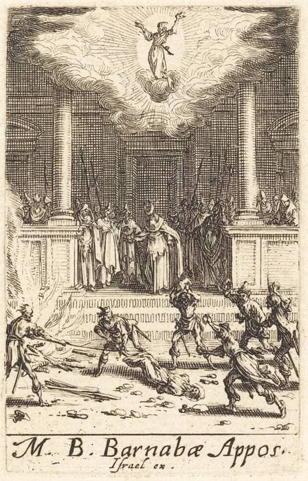 The Martyrdom of Saint Barnabas — Jacques Callot