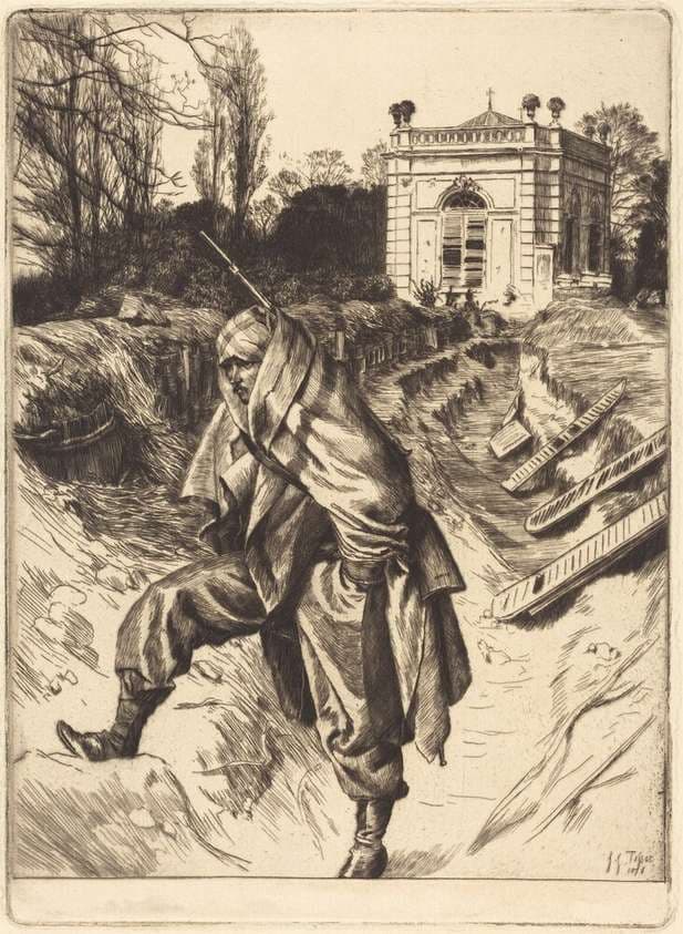 Grand Garde (Souvenir du siège de Paris) — James Tissot