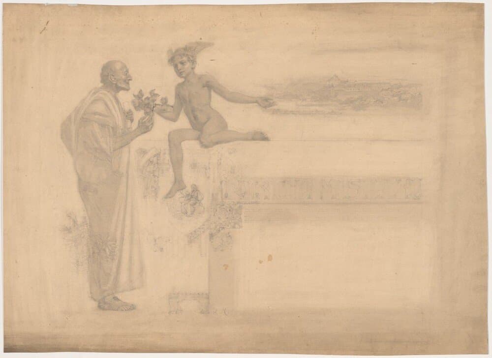 Draft for Diploma of Jindricka Mastalko — Karel Vitezslav Masek
