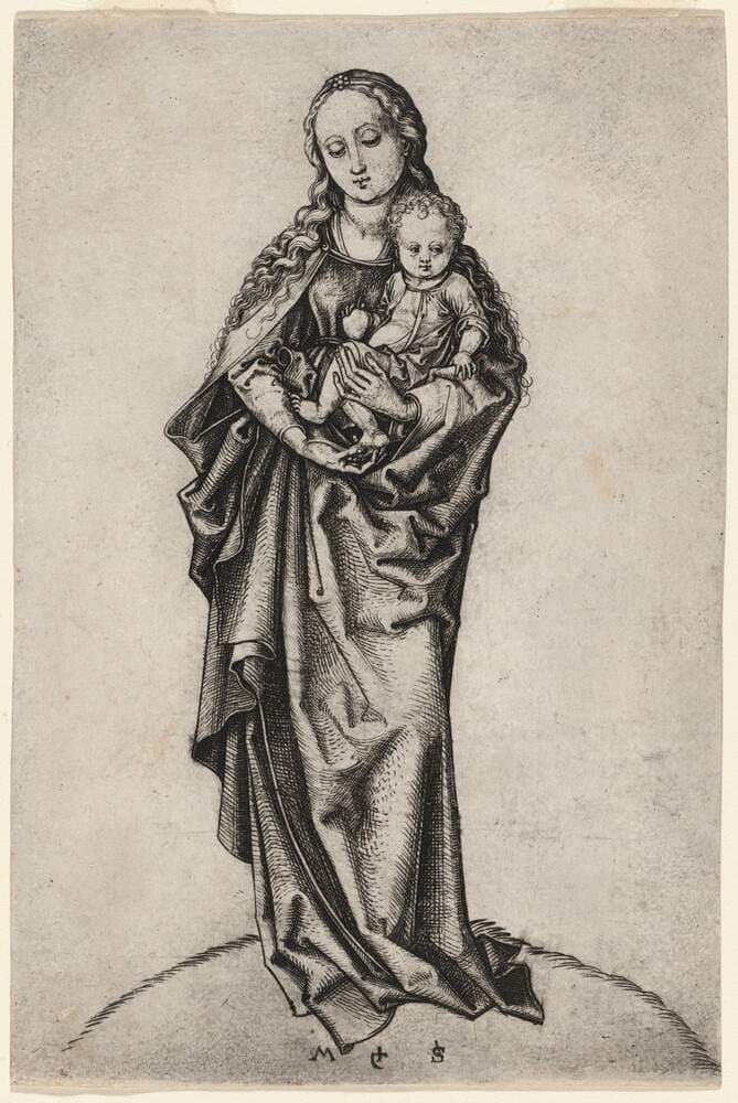 Virgin and Child with the Apple — Martin Schongauer