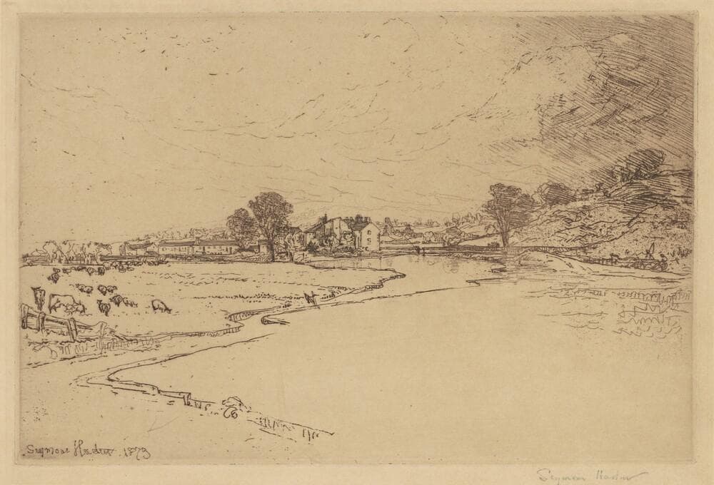 Sawley Abbey — Francis Seymour Haden
