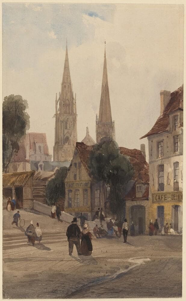 A Street in Chartres — Thomas Shotter Boys