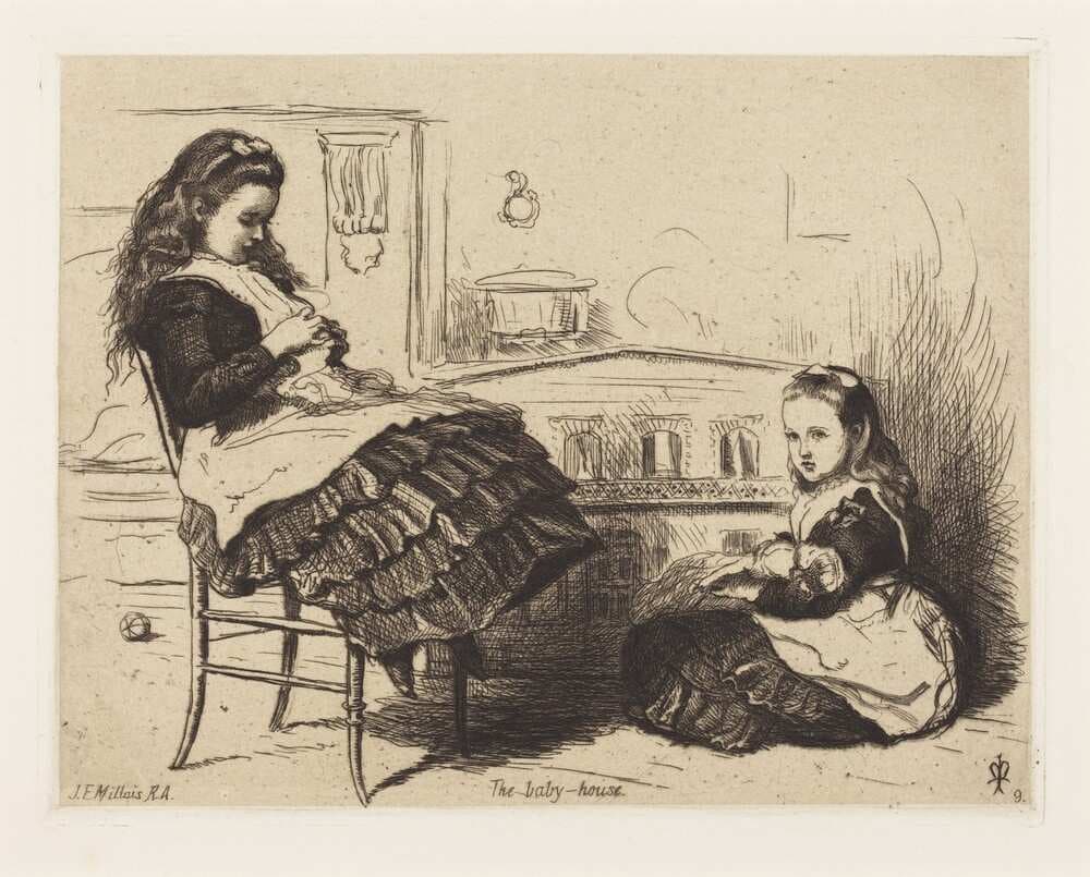 The Baby-House — John Everett Millais