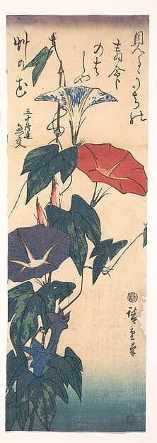 歌川広重画 朝顔|Morning Glories — Andō Hiroshige