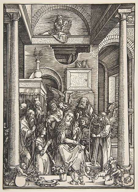 The Glorification of the Virgin, from The Life of the Virgin — Albrecht Dürer