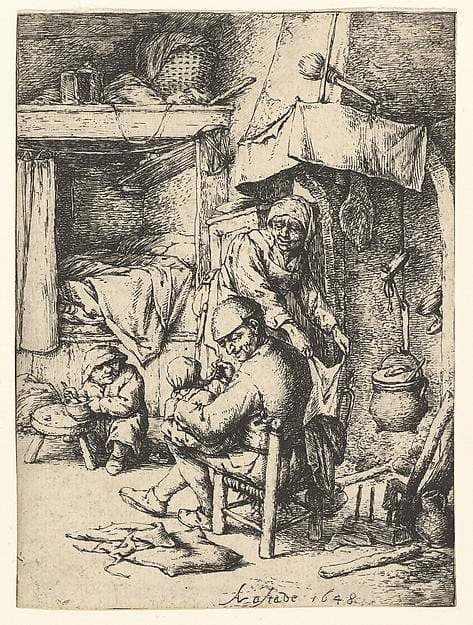 The Pater Familias — Adriaen van Ostade