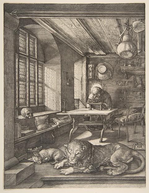 Saint Jerome in His Study — Albrecht Dürer