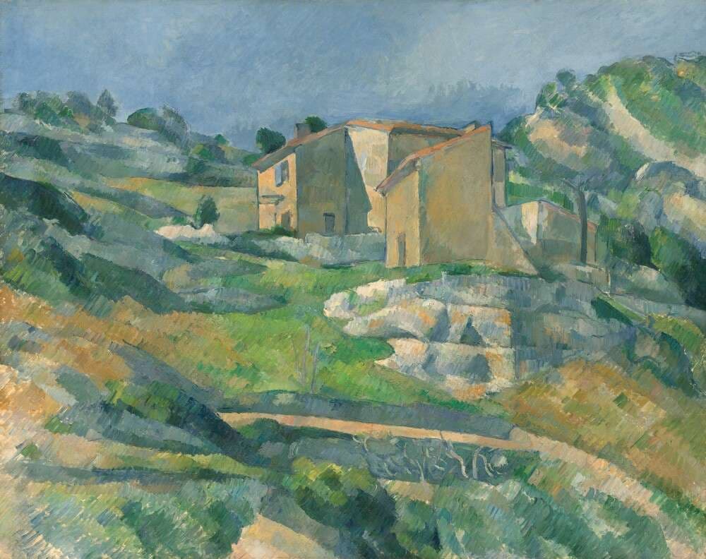 Houses in Provence: The Riaux Valley near L'Estaque — Paul Cézanne