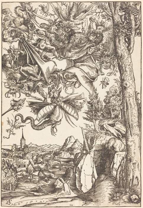 The Temptation of Saint Anthony — Lucas Cranach the Elder