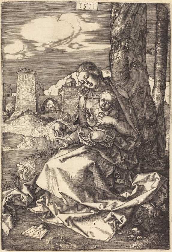 The Virgin and Child with the Pear — Albrecht Dürer