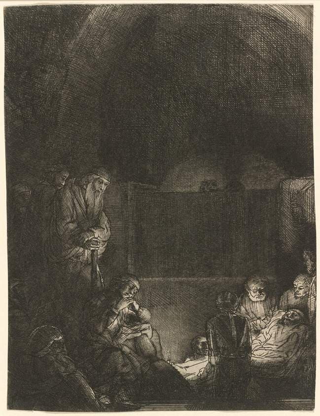 The Entombment — Rembrandt van Rijn