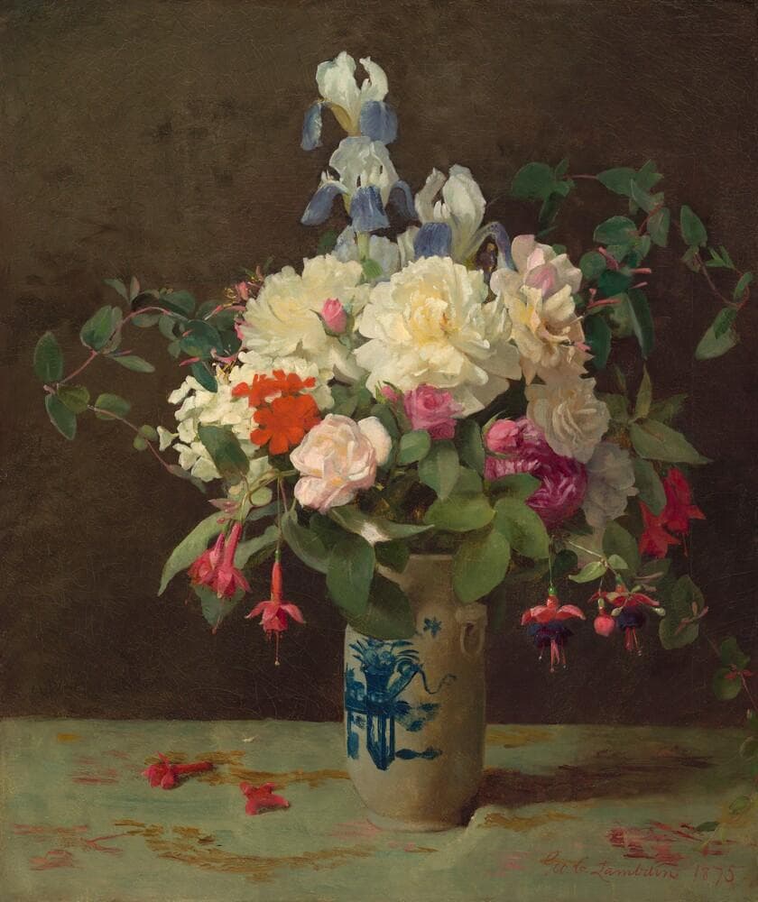 Vase of Flowers — George Cochran Lambdin