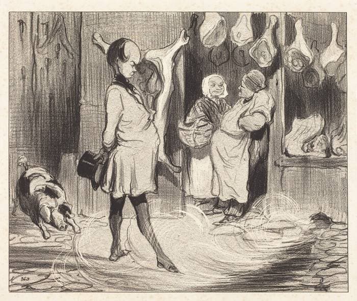 Impressions de voyage d'un grand poete — Honoré Daumier