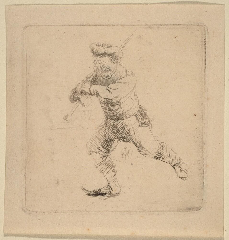The Skater — Rembrandt van Rijn