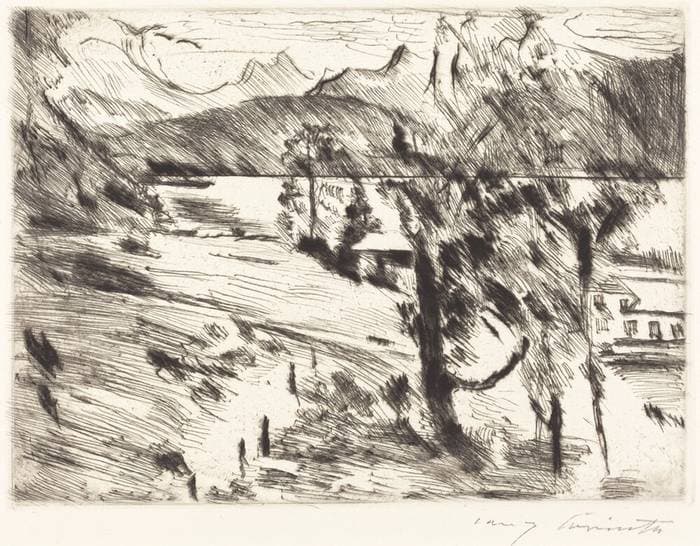 Walchensee landschaft (Walchensee Landscape) — Lovis Corinth