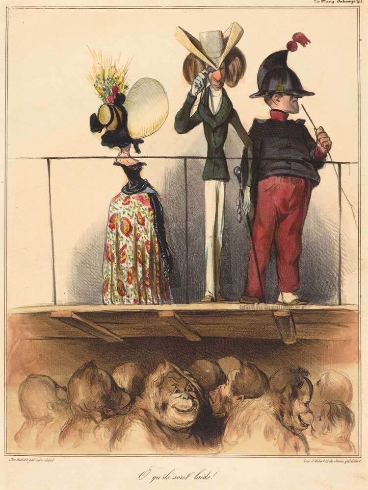 O qu'ils sont laids! — Honoré Daumier