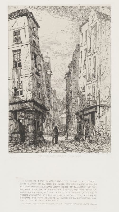 Rue des Marmousets (Old Paris) — Maxime Lalanne