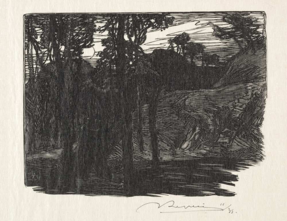 Evening — Auguste Lepère